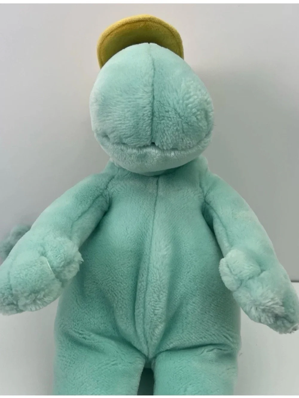 RARE Vintage Gund Zwibble Dibble Dinosaur Plush Star Tail 1988-1990 Yellow Hat